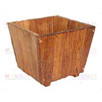 Дубовое кашпо - декорируем домашние растения