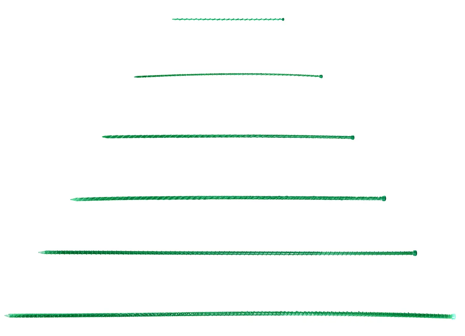 Колья для подвязки, композитные, h 180 см, 10 шт/уп
