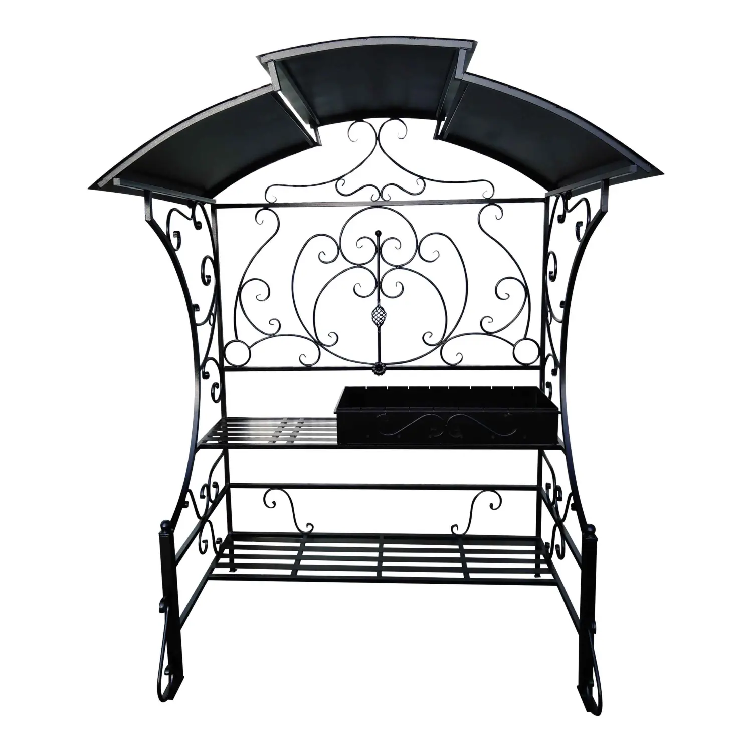 Мангал XL с крышей, разборный