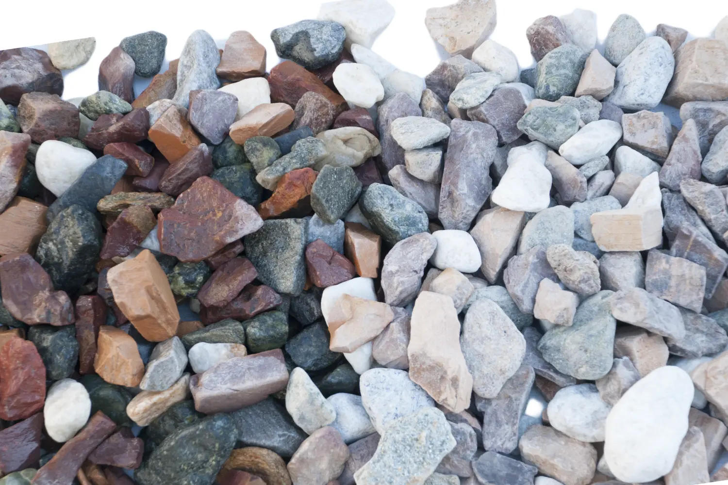 Каменная крошка Микс разноцветный ГАЛТОВАННЫЙ, 20-40 мм, 10 кг