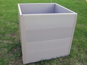 Компостер из ПВХ панелей, 1600л, СЕРЫЙ, уп
