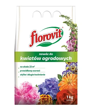 Florovit гранулированный для садовых цветов, пакет 1 кг