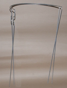 Кустодержатель круглый  средний (из 2х полудуг), металл, h 75 * Ø 50 см, уп