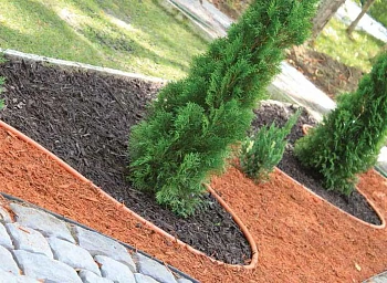 Бордюр КАНТРИ Плюс, черный, 0,125 x 10 м, рул