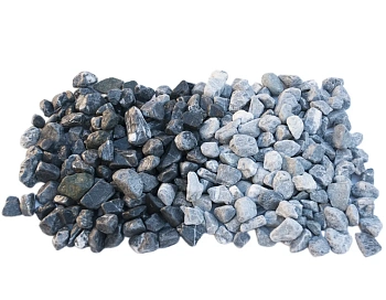 Каменная крошка Доломит ГАЛТОВАННЫЙ (черно-серый), 20-40 мм, 10 кг