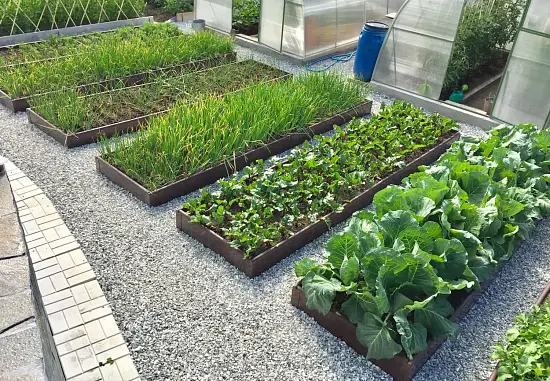 Грядка из ПВХ, коричневая, 0,22 * 2,0 * 0,7 м, уп