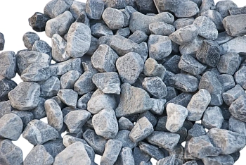 Каменная крошка Доломит ГАЛТОВАННЫЙ (черно-серый), 20-40 мм, 10 кг