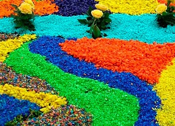 Мраморная крошка Зеленая, 5-10 мм, 10 кг