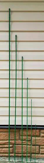 Колья для подвязки, композитные, h 180 см, 10 шт/уп