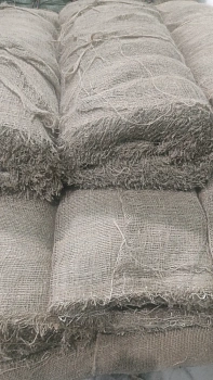 Мешковина, ширина 110 см, плотность 200 г/м², рулон 100 м