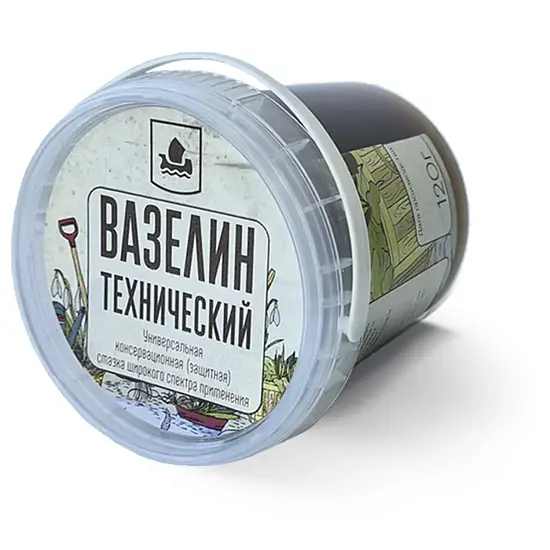Вазелин технический (смазка, для защиты садового инвентаря от ржавчины), 120 г