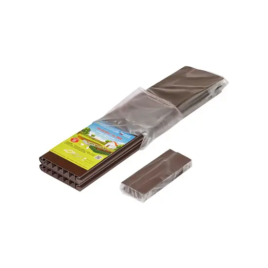 Грядка из ПВХ, коричневая, 0,22 * 2,0 * 0,7 м, уп