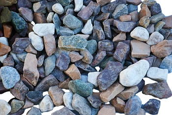 Каменная крошка Микс разноцветный ГАЛТОВАННЫЙ, 20-40 мм, 10 кг