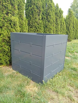 Компостер фактурный, графит,  800 л, уп