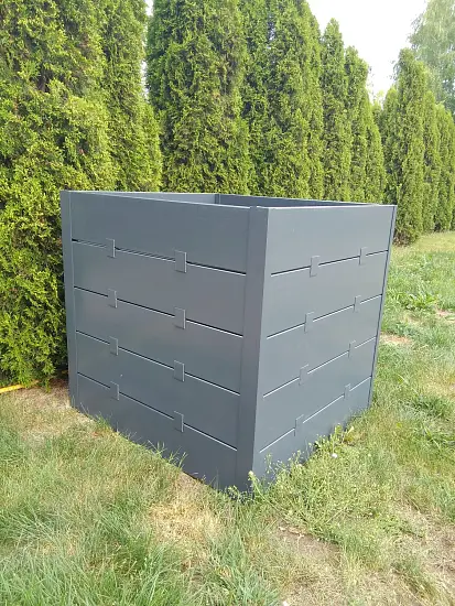 Компостер фактурный, графит, 2000 л, уп