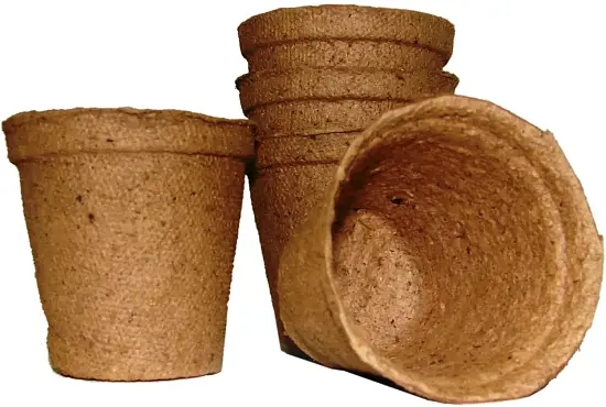 Блок торфяных горшочков, квадратные  (12 ячеек 50 x 50 мм), блок 