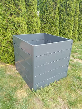 Компостер фактурный, графит,  800 л, уп