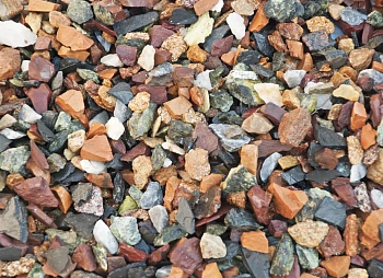 Каменная крошка Микс разноцветный, 5-20 мм, 10 кг