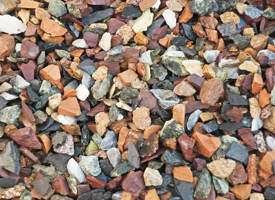 Каменная крошка Микс разноцветный, 5-20 мм, 10 кг
