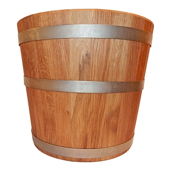 Кашпо круглое из дуба (h40, Ø45 см), 41 л 