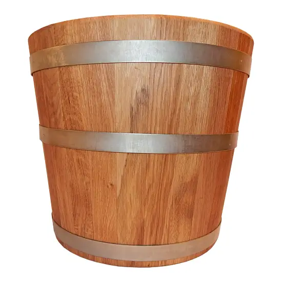 Кашпо круглое из дуба (h40, Ø45 см), 41 л 