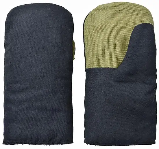 Рукавицы утепленные с брезент наладонником 420 г/м² (арт.У-03)