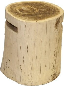 Табурет-чурбак дубовый, Ø 20-25, h 36-40 см
