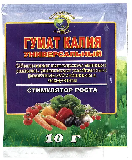 Гумат калия, пакет 10 г