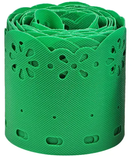 Бордюр декоративный Декор, зеленый, 0.15 x 9 м, рул