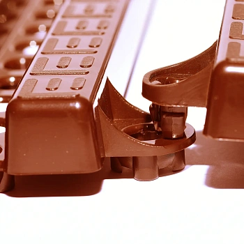 Садовая дорожка Еврогрядка, 1,5 x 0,2 м, терракот