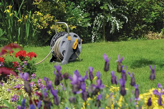 Hozelock 2431 Катушка в сборе для шланга длиной 45 м (12,5 мм*25 м шланг, 4 коннектора, наконечник), шт