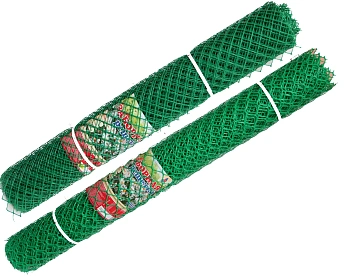 Заборная решетка, ячея 35*35 мм, 1,2 x 10 м, зеленый, рул