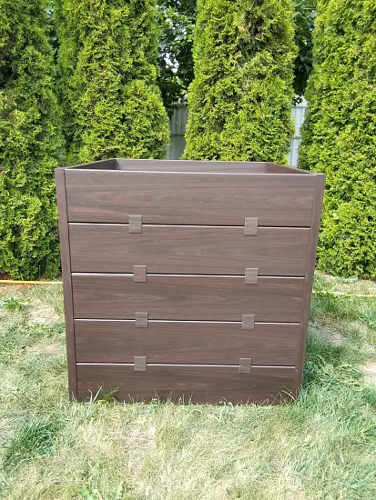 Компостер фактурный, венге,  800 л, уп