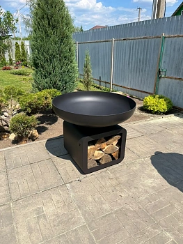 Костровая чаша «Глубокая СUBE» 900 мм