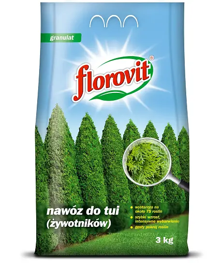 Florovit гранулированный для туи, мешок 3 кг
