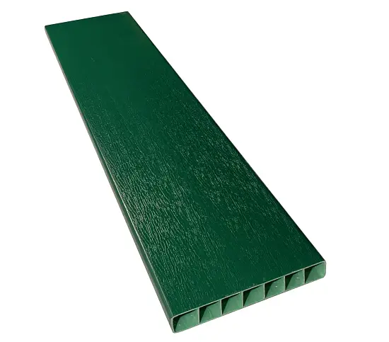 Грядка фактурная из ПВХ, зеленый, 2,0 х 0,8 х 0,2 м, уп