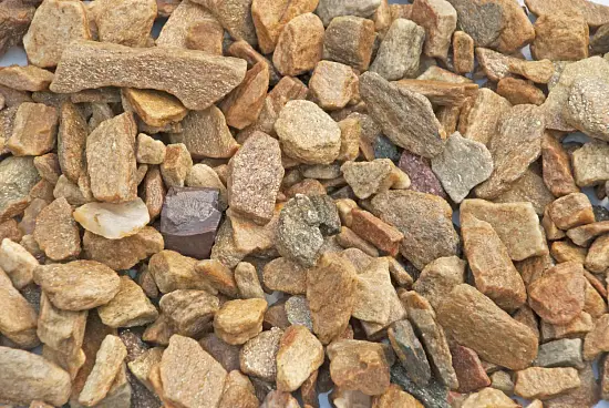 Каменная крошка Златолит желтый, 5-20 мм, 10 кг