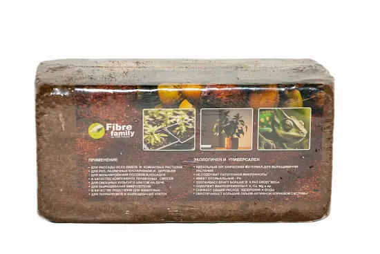 Кокосовый торф в брикетах, 10 л, шт