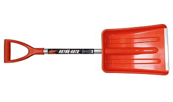 Лопата пластмассовая  Актив-Авто со съемным алюминиевым черенком и V-ручкой