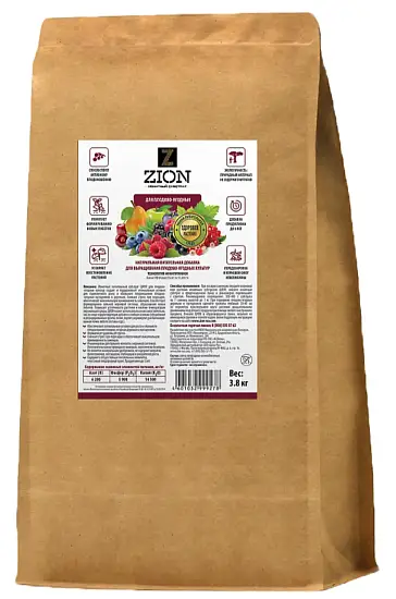 Комплексная добавка Цион(Zion) Для плодово-ягодных, мешок 3,8 кг