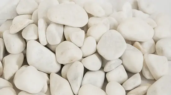 Мрамор белый Галтованный,  20-40 мм, 10 кг