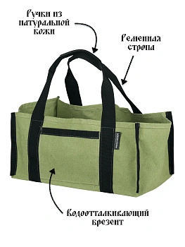 Сумка для дров "Дачная", шт