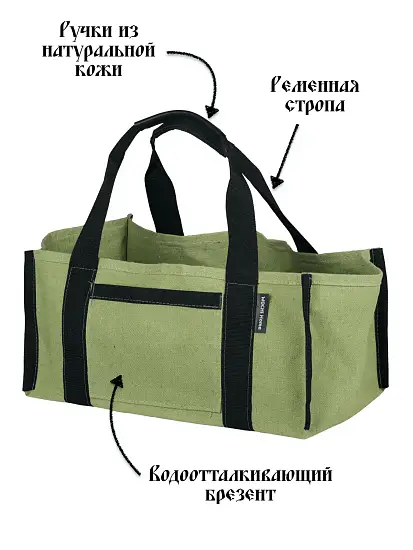 Сумка для дров "Дачная", шт