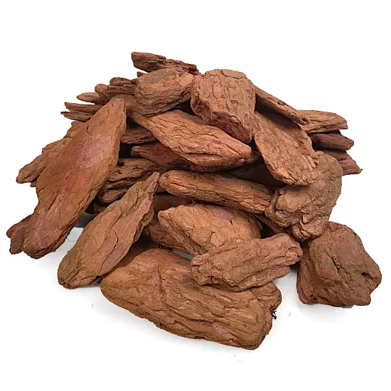 Кора лиственницы Галтованная 4-10 см, 60 л