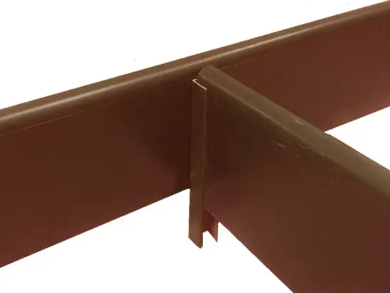 Добор для ВЫСОКОЙ грядки из ПВХ, коричневый, (h 0,5 м, 2 борта * 2,0 м), уп