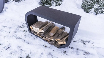 Стационарная дровница “Лепесток”