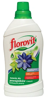 Florovit жидкий для ломоноса, клематиса, жимолости, глицинии и других вьющихся растений, бутылка 1 кг