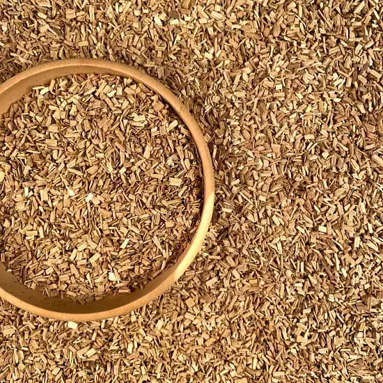 Щепа для копчения, ДУБ (фр 3-7 мм), 4 кг мешок