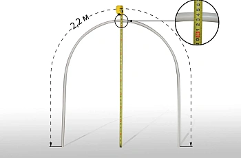 Парник "Удачный сезон", 8 м, уп