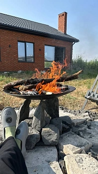 Костровая чаша «Сфера» 1200 мм